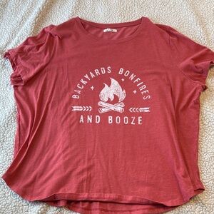 Maurices Red Graphic Tee